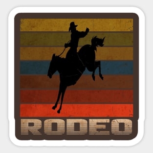 vintage rodeo Sticker
